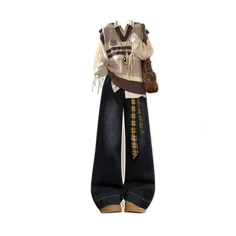 Korean Lifestyle - Mode frauen Set Herbst/Winter Neue Koreanische