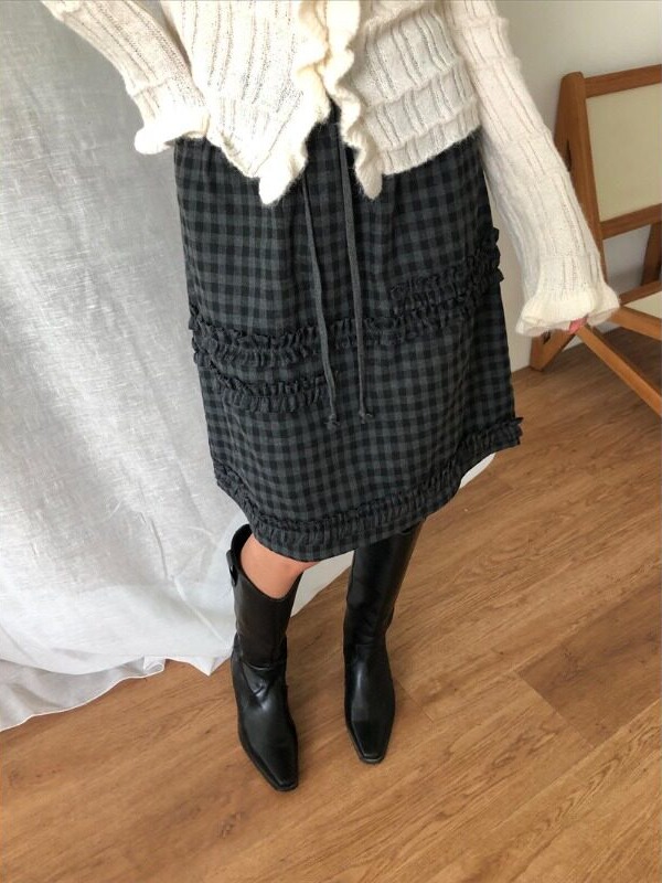 Retro College-Mädchen Halbrock – Korean Girls Lifestyle Bewertung und Preis